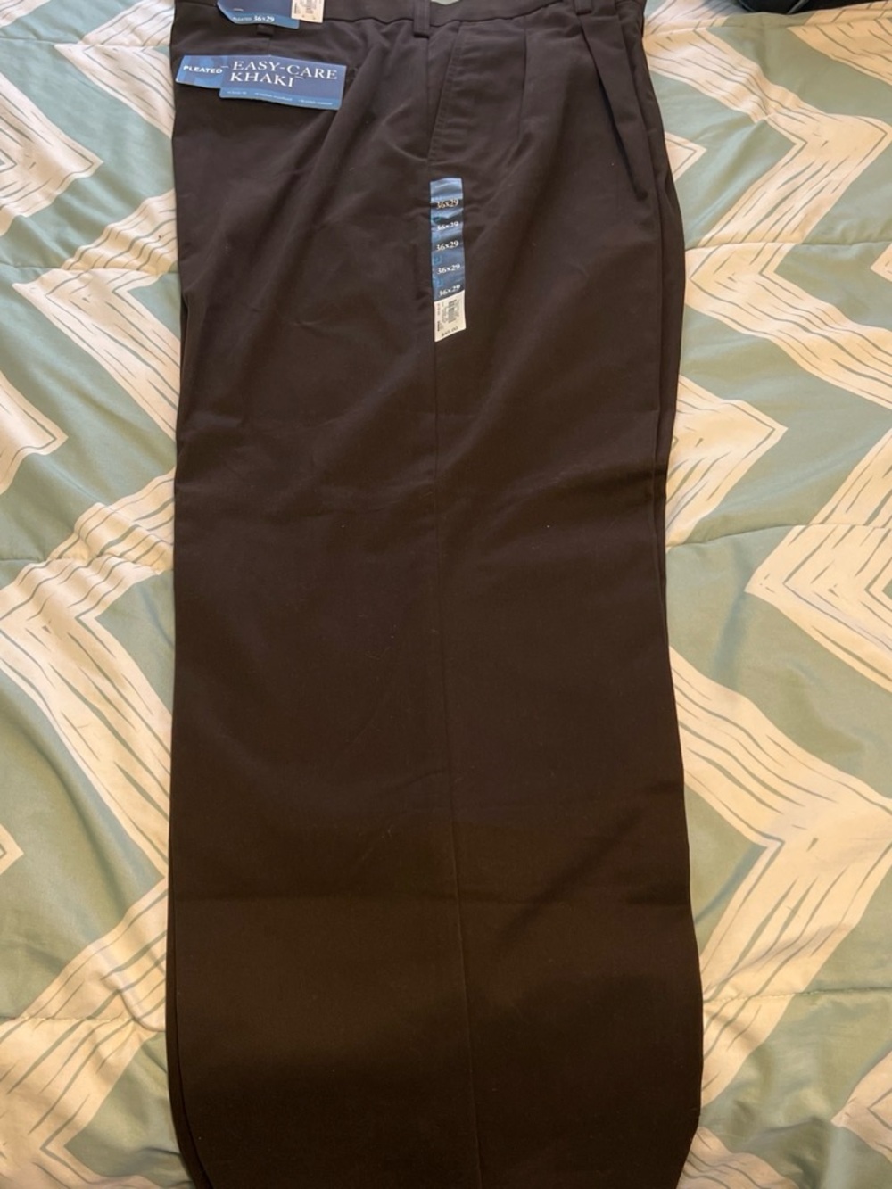 croft & barrow Men's Black Easy-Care Chinos